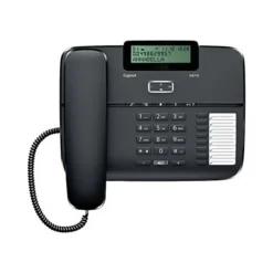 Gigaset DA710 - téléphone filaire - noir
