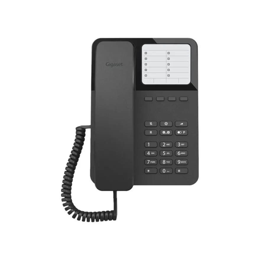 Gigaset Desk 400 - téléphone filaire - noir