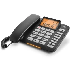 Gigaset DL580 - téléphone filaire - noir