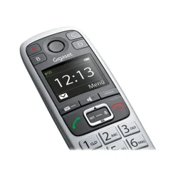 Gigaset E560 - téléphone sans fil - argent