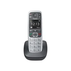 Gigaset E560 - téléphone sans fil - argent