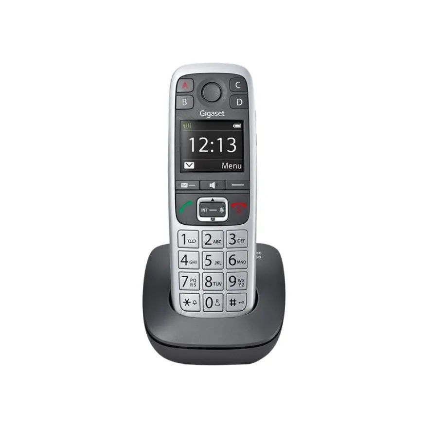 Gigaset E560 - téléphone sans fil - argent