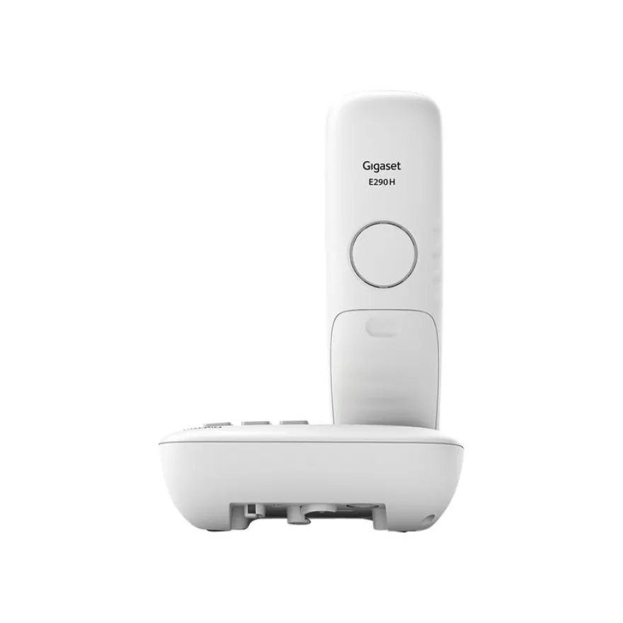 Gigaset E290A - téléphone sans fil à grosse touche - avec répondeur - blanc