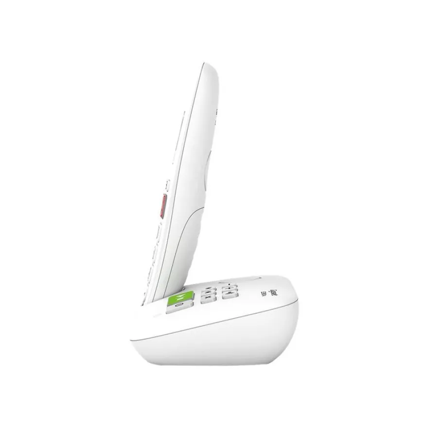 Gigaset E290A - téléphone sans fil à grosse touche - avec répondeur - blanc