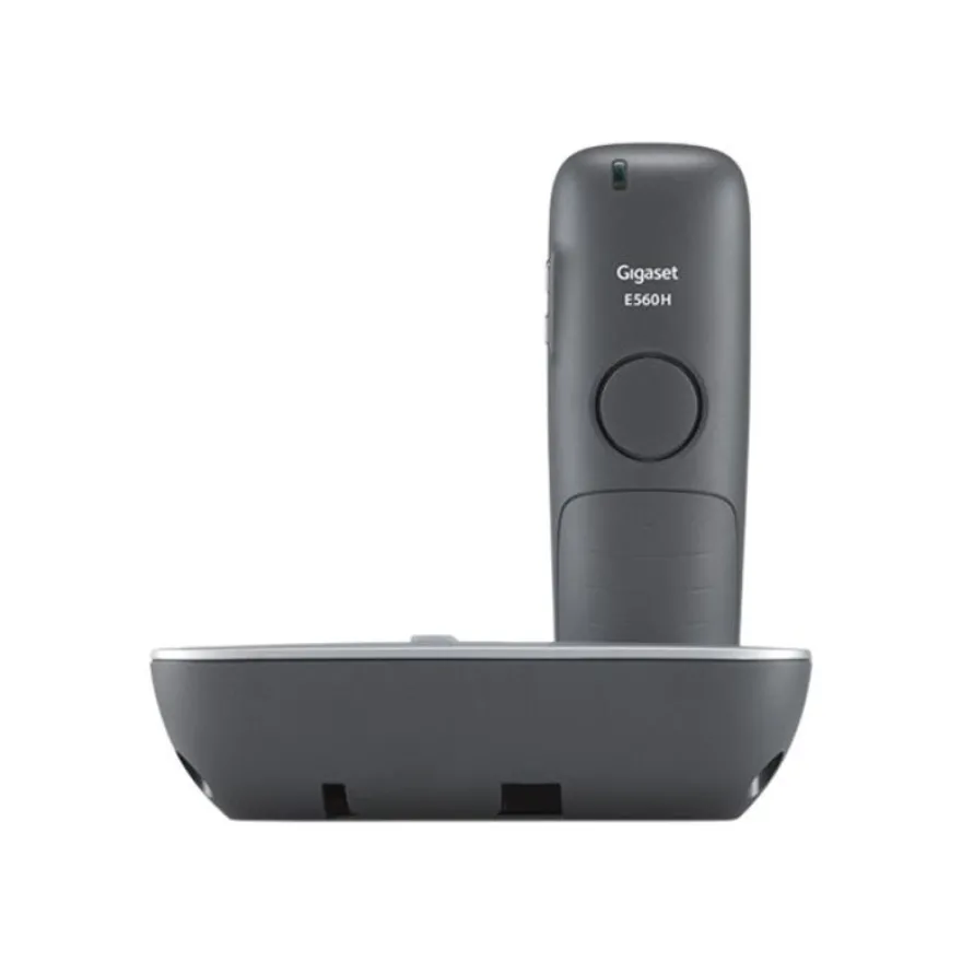 Gigaset E560A - téléphone sans fil - avec répondeur - argent