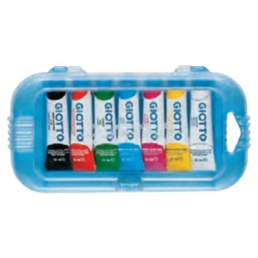 Giotto - 7 tubes peinture - gouache -