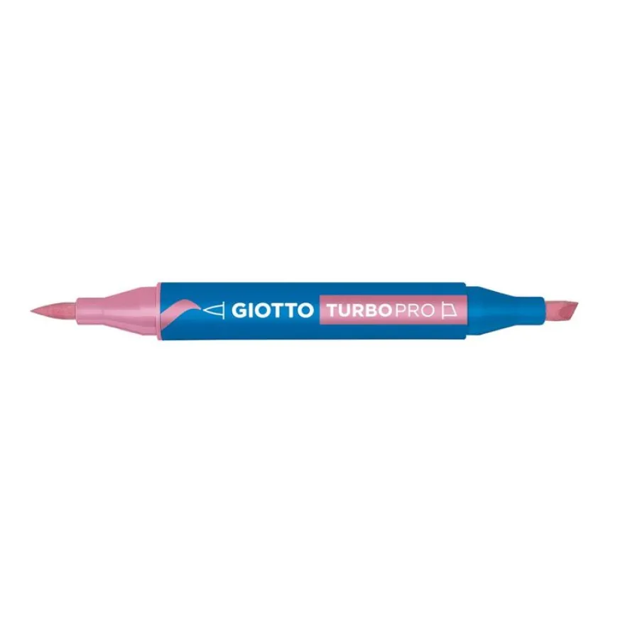 Giotto - Feutre double pointe rose
