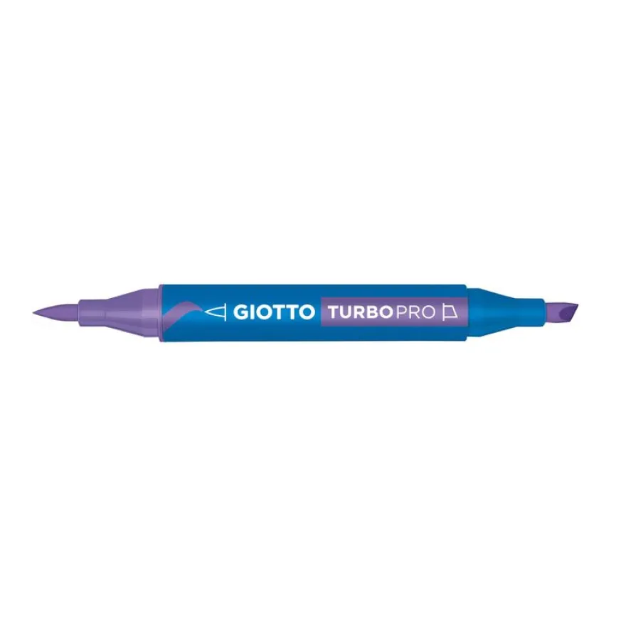 Giotto - Feutre double pointe violet