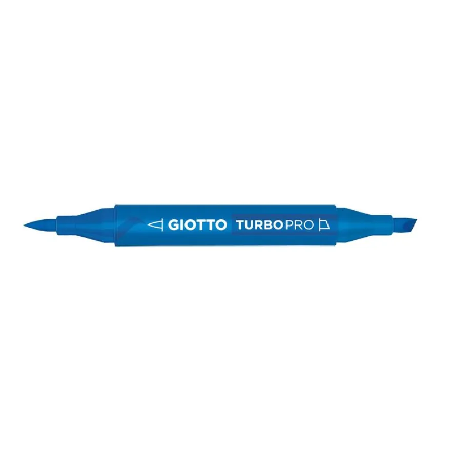 Giotto - Feutre double pointe bleu outremer
