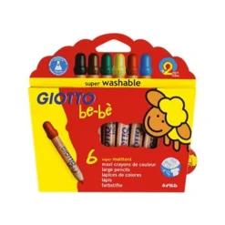 GIOTTO Bébé - 6 Crayons de couleur