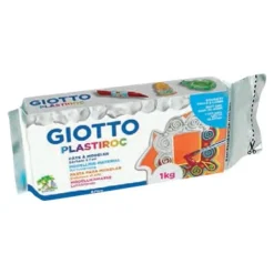GIOTTO Plastiroc - Pâte à modeler - blanc