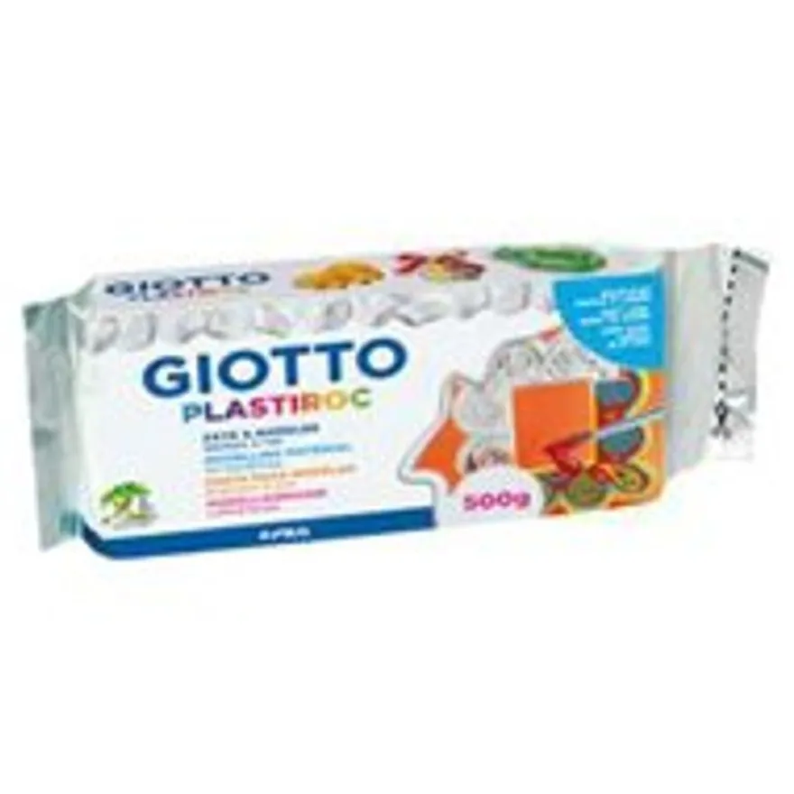 GIOTTO Plastiroc - Pâte à modeler - 500 g - blanc