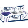 GIOTTO ROBERCOLOR - 12 Feutres tableau blanc - pointe ogive medium 4mm bleu