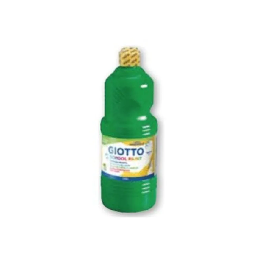 GIOTTO SCHOOL - Ensemble de peinture - 6 parties - gouache - 6 couleurs - bleu, brun, orange, vert, magenta, rose - extra-fine - 1000 ml