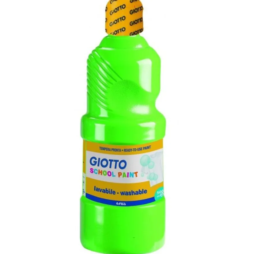 GIOTTO SCHOOL - Peinture - peinture à tempera - vert cinabre - extra-fine - 500 ml