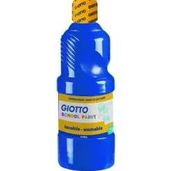 GIOTTO SCHOOL - Peinture - peinture à tempera - bleu ultramarin - extra-fine - 500 ml