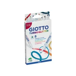 GIOTTO Turbo Glitter - 8 Feutres