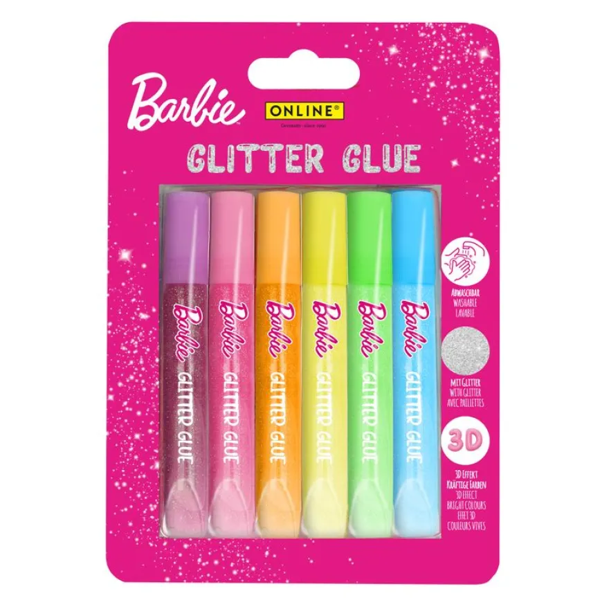 Glitter Glue Barbie