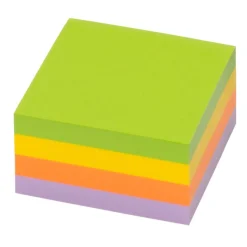 Global Notes - Bloc Cube - 400 feuilles - 75 x 75 mm - couleurs spring