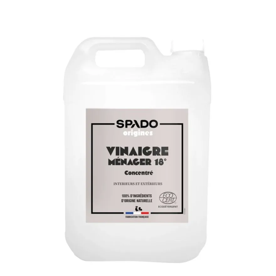 Gloss - Vinaigre Blanc ultra concentré - produit de nettoyage / détartrage - 5L