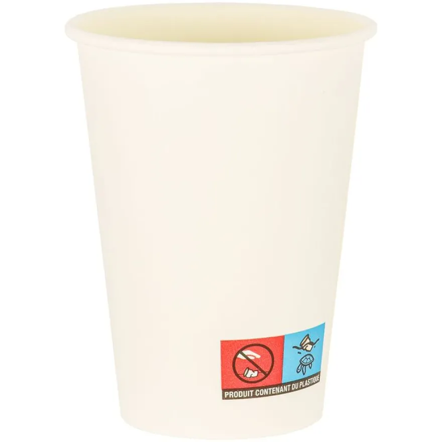 Gobelets en carton 21 cl – Lot de 50