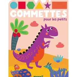 Gommettes pour les petits - Dinos - Livre de gommettes - Dès 3 ans