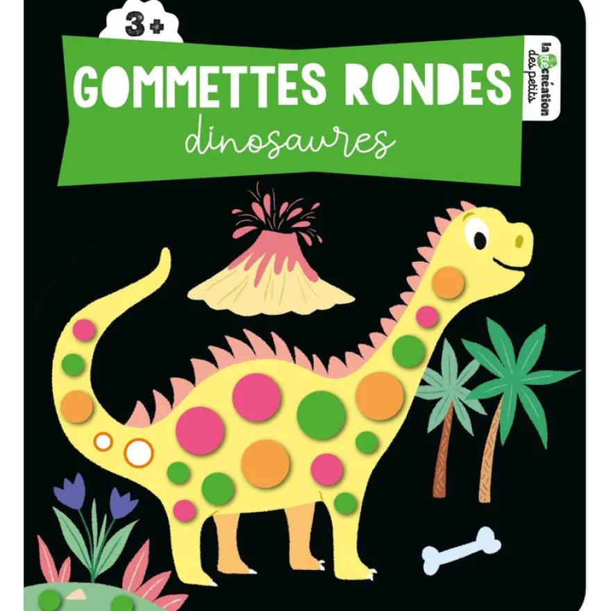 Gommettes rondes Dinosaures