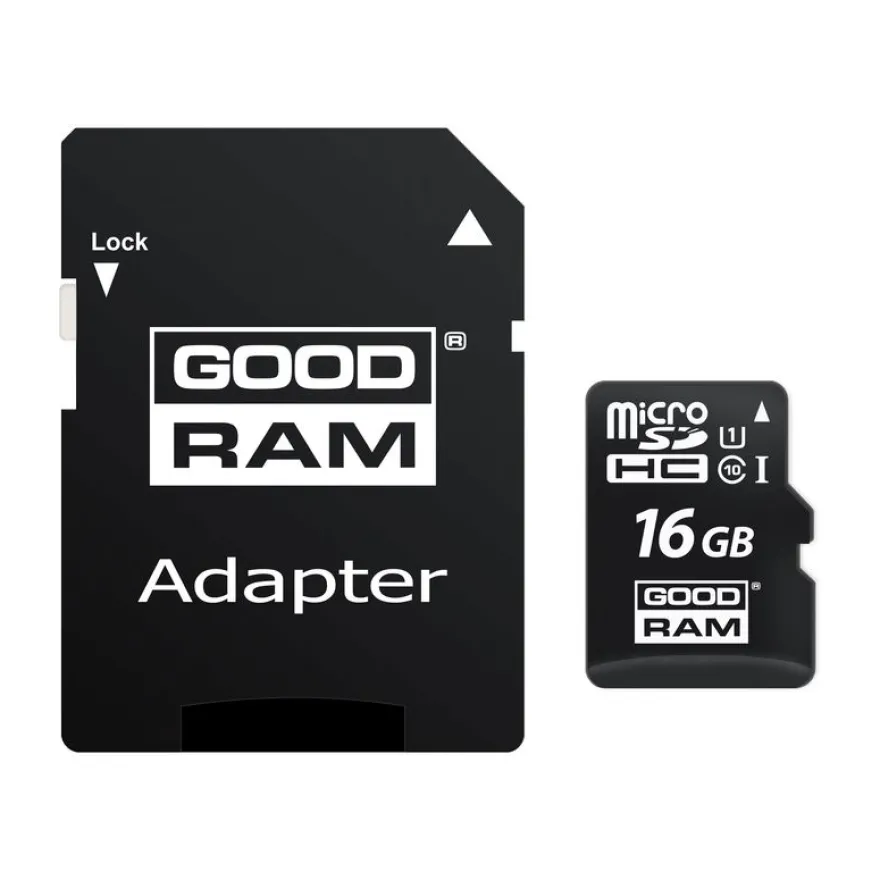 Goodram - carte mémoire 16 Go - Class 10 - micro SDHC - UHS-I U1