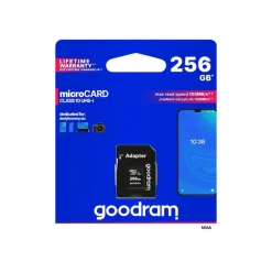Goodram - carte mémoire 256 Go - Class 10 - micro SDXC UHS-I U1