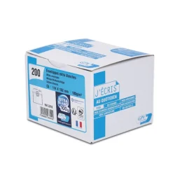 GPV - 200 Enveloppes C6 114 x 162 mm - 100 gr - sans fenêtre - blanc - bande adhésive