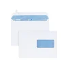 GPV - 200 Enveloppes DL 110 x 220 mm - 100 g/m² - fenêtre 45x100 mm - bande de protection - blanc