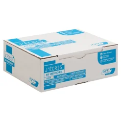 GPV - 500 Enveloppes DL 110 x 220 mm - 90 gr - fenêtre 45x100 mm - blanc - bande adhésive ouverture rapide