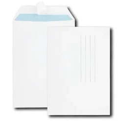 GPV - 10 pochettes blanches - C5 162 x 229 mm - 90 g/m² - sans fenêtre - blanc - bande adhésive