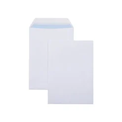 GPV - 500 Pochettes Enveloppes C5 162 x 229 mm - 90 gr - sans fenêtre - blanc - bande adhésive