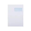 GPV - 250 Pochettes Enveloppes C4 229 x 324 mm - 90 gr - fenêtre 50x110 mm - blanc - bande adhésive