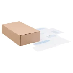 GPV Envel'Matic - 500 Enveloppes patte trapèze - C5/6 114 x 229 mm - 80 gr - fenêtre 45x100 mm - blanc