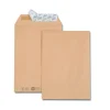 GPV Green - 50 Pochettes Enveloppes + 10 gratuites C4 229 x 324 mm - 90 gr - sans fenêtre - kraft - bande adhésive