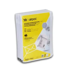 GPV Pack'n Post - 10 Pochettes bulles - 120 x 175 mm - bande de protection