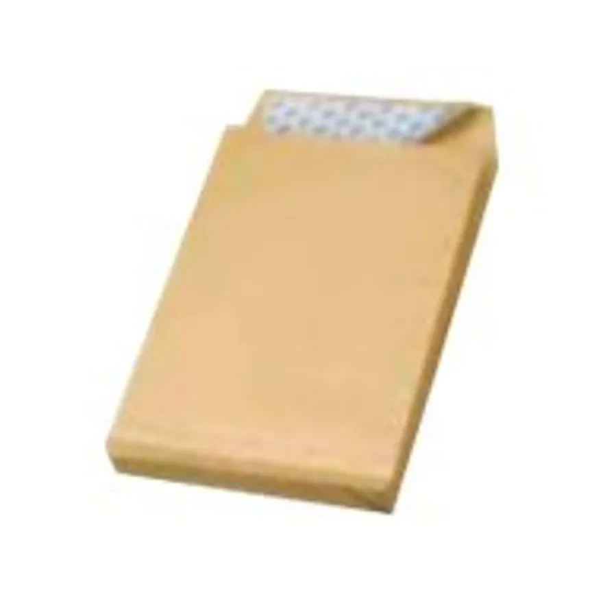 GPV Pack'n Post - 50 Pochettes kraft armé à soufflets - 260 x 330 mm - 130 gr - bande auto-adhésive