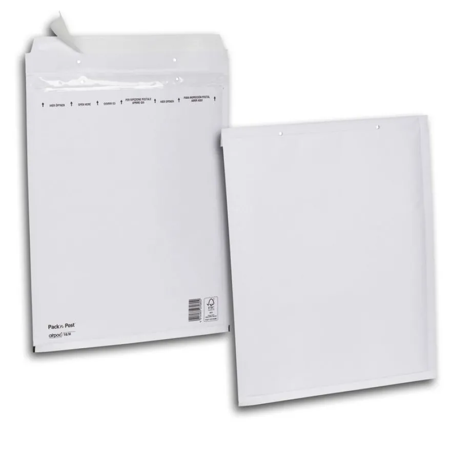 GPV Pack'n Post - 100 Pochettes bulles - 260 x 360 mm - bande de protection
