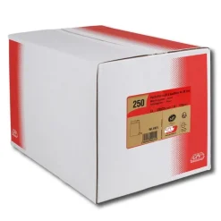 GPV Pack'n Post - 250 Pochettes kraft à soufflets C4 229 x 324 mm - 120 gr - bande adhésive