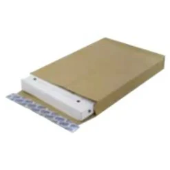 GPV Pack'n Post - 250 Pochettes kraft à soufflets 260 x 330 mm - 120 gr - bande adhésive
