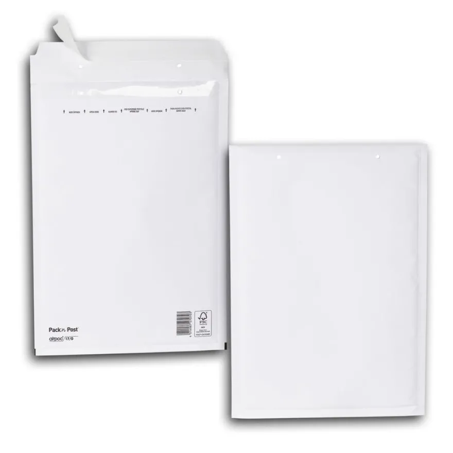 GPV Pack'n Post - 10 Pochettes bulles - 250 x 350 mm - bande de protection