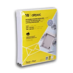 GPV Pack'n Post - 10 Pochettes bulles - 200 x 275 mm - bande de protection