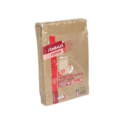 GPV Pack'n Post - 50 Pochettes kraft à soufflets 260 x 330 mm - 120 gr - bande auto-adhésive