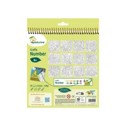 Graffy Pop Number, Dinosaures - livre à colorier (relié par spirale)