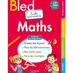 Hachette Bled Ecole primaire Maths CE1 au CM2