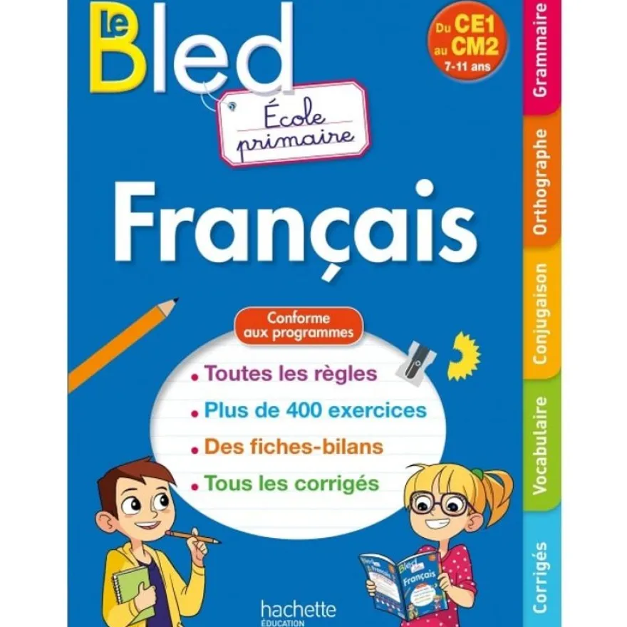 Hachette Bled Ecole primaire Français CE1 au CM2