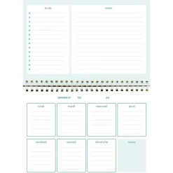 Hebdo-Malin Mini Labo - 21 x 15 cm - Blanc - Exacompta
