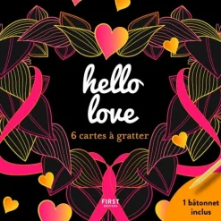 Hello love - 6 cartes à gratter